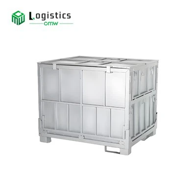 Plieninis cinkuotas sulankstomas skysčių konteineris